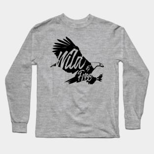 wild and free bald eagle Long Sleeve T-Shirt